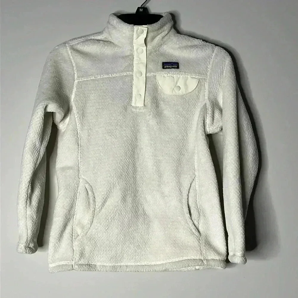 Patagonia Ivory Retool Snap-T Pullover Jacket Size M (10)
